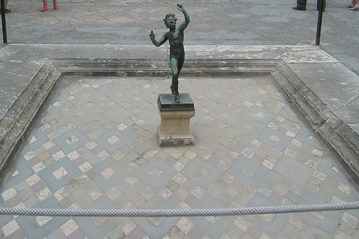 La casa del fauno a Pompei